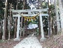 久麻加夫都阿良加志比古神社境内社である加茂社と石鳥居