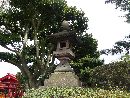 宝泉寺の印象的な石燈篭