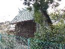 前田綱紀と縁がある宇多須神社本殿覆い屋の背面